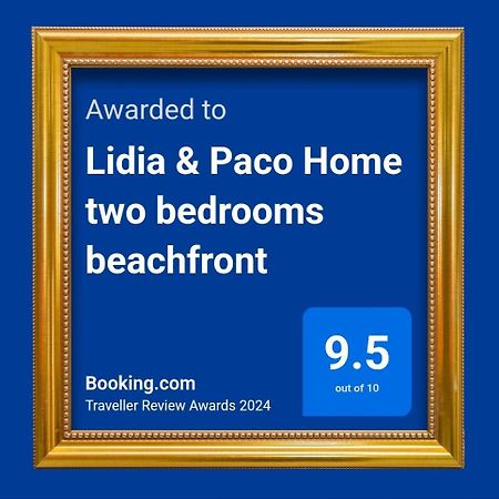 Lidia & Paco Home Two Bedrooms Beachfront Playa Del Aguila  外观 照片