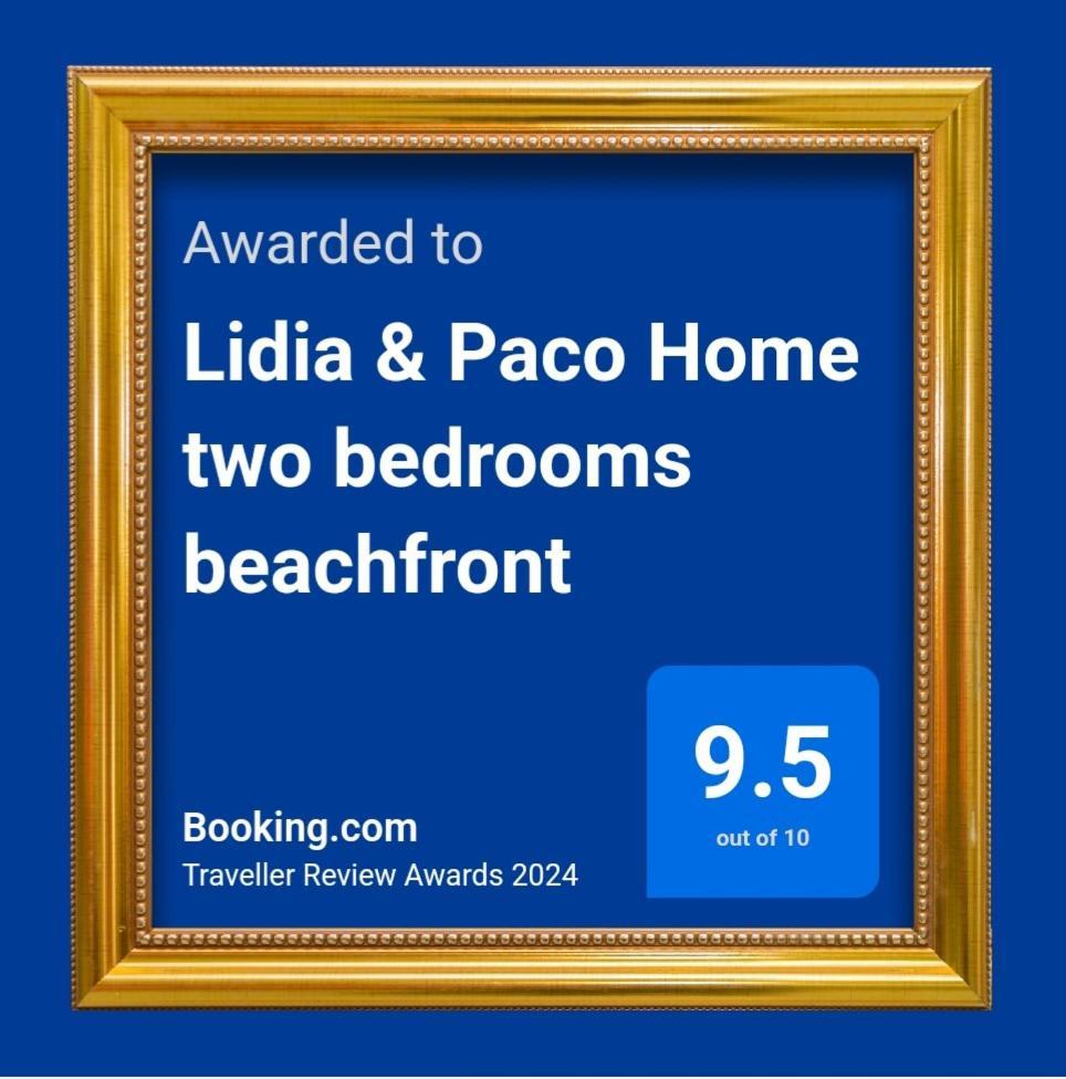 Lidia & Paco Home Two Bedrooms Beachfront Playa Del Aguila  外观 照片